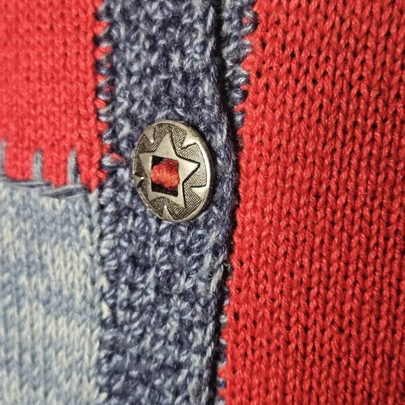 EUC Vintage Cambridge Country Store Americana USA Vest Patchwork Women's… - Picture 6 of 9